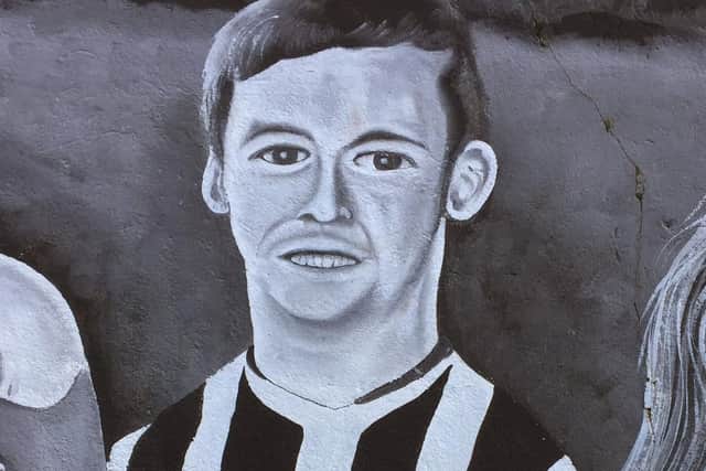 A mural in Brandywell, Derry of Ryan McBride as the Northern Irish football club captain was an inspiration to teammates, his side has said.