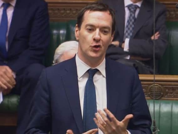 George Osborne, the former chancellor speaking in the House of Commons, London about his appointment as editor of the London Evening Standard.