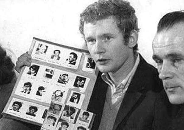 Martin McGuinness conducts a Provisional IRA press conference in the early 1970s