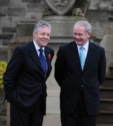 Martin McGuinness, pictured with Peter Robinson, was in his latter years firmly committed to making Stormont work. Now that appears far less clear