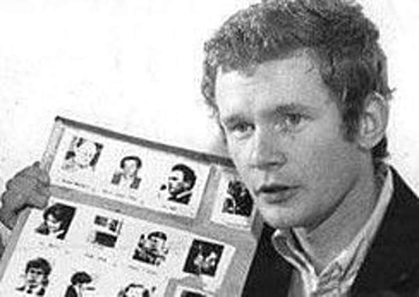 Martin McGuinness pictured at a Provisional IRA press conference in the early 1970s.