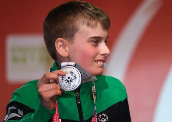 Caolan Sammon Caolan home with two medals