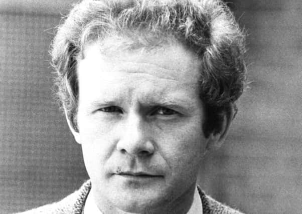 A young Martin McGuinness