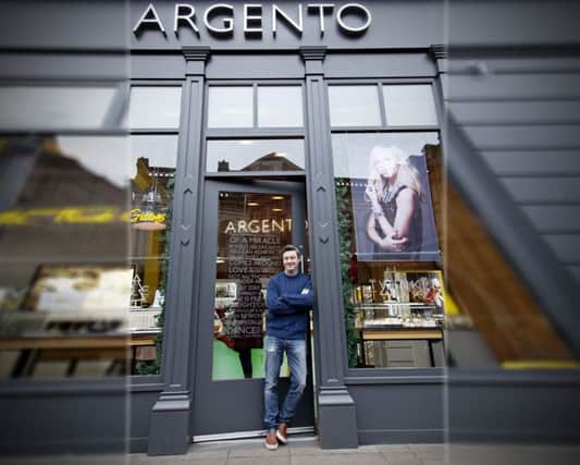 Argento founder Pete Boyle pictured outside the firms flagship Belfast store