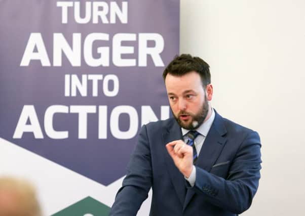 Colum Eastwood said the DUP had shown intransigence in the talks