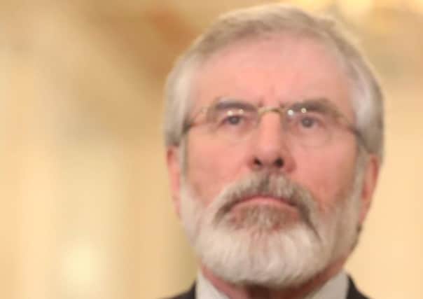 Sinn FÃ©in's Gerry Adams