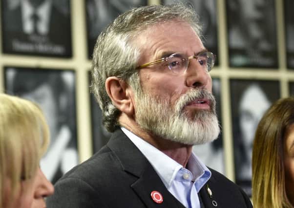 Gerry Adams needs to realise that respect is earned, not demanded