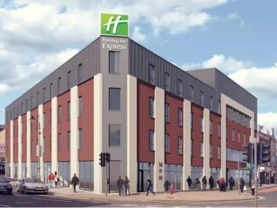 An artist's impression of the new Holiday Inn in Londonderry