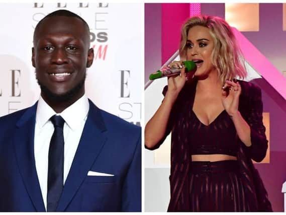 Stormzy and Katy Perry