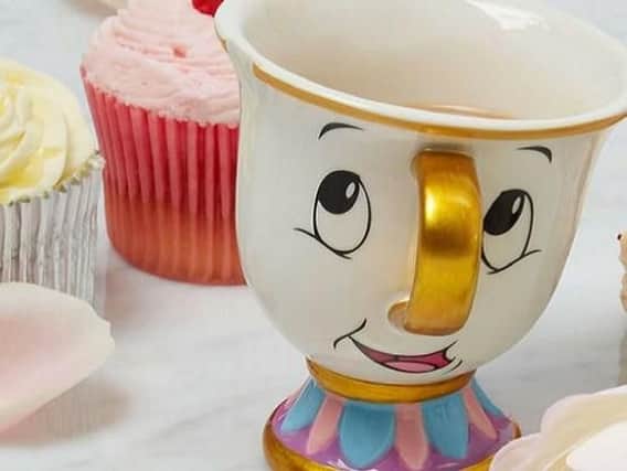 The coveted Beauty and the Beast Chip mug
