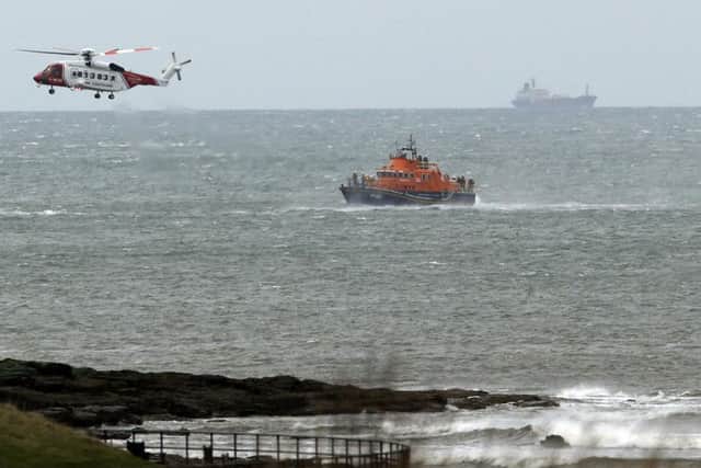 An air and sea search has been launched for the missing helicopter