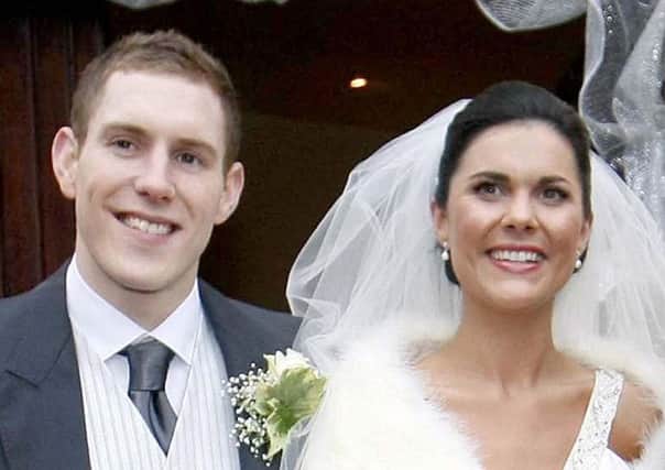 PRESS ASSOCIATION Photo. Issue date: Friday March 31, 2017. John and Michaela McAreavey pictured on their wedding day. Michaela, the 27-year-old Co Tyrone teacher, who was the only daughter of Tyrone gaelic football manager Mickey Harte, was strangled in her room in the luxury Legends hotel in Mauritius in 2011. Photo credit: Irish News/PA Wire