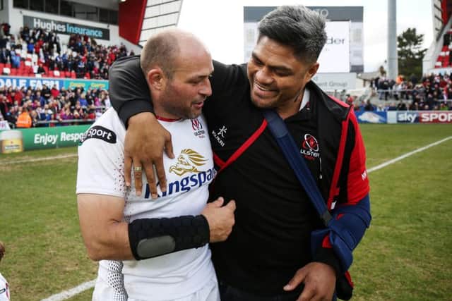 Ulster's Rory Best and Nick Williams