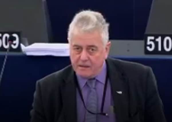 Jim Nicholson goes on the offensive in the European Parliament