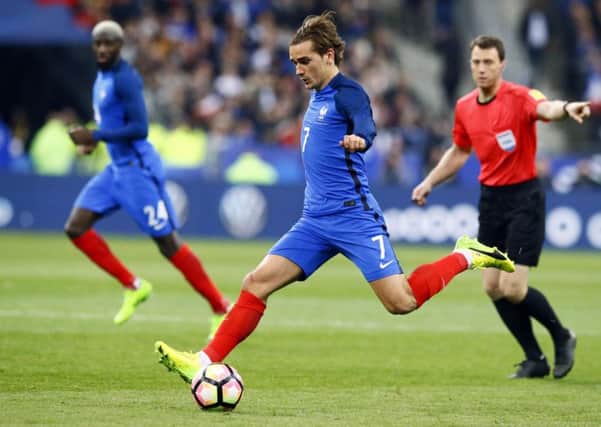 Antoine Griezmann has long been linked with a transfer to Old Trafford. (AP Photo/Francois Mori)