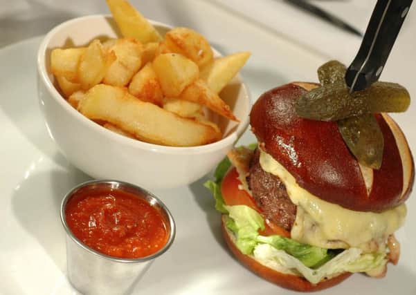 Bull & Ram also serves up delicious burgers with a difference. Credit: Bull & Ram