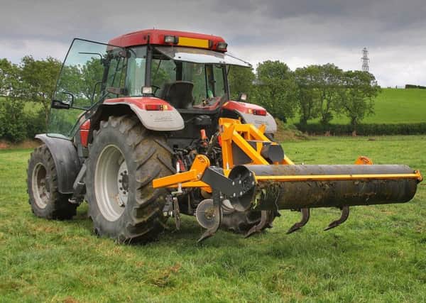 April is a suitable time to relieve soil compaction