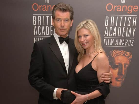 Pierce Brosnan with his daughter Charlotte, who died of cancer in 2013