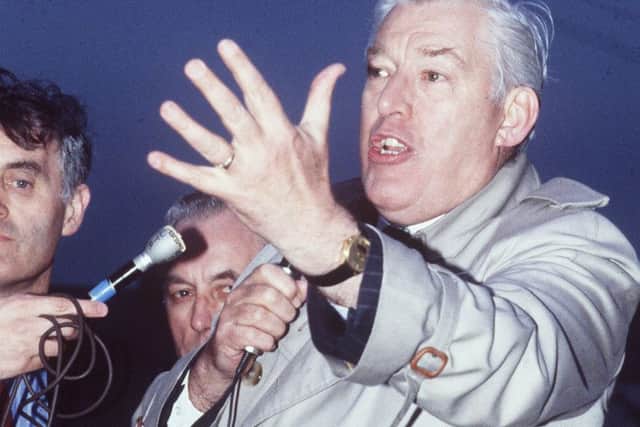Ian Paisley, seen here in 1980, helped bring down the 1974 power-sharing executive, and then agreed to share power with Sinn Fein more than 30 years later. Picture Pacemaker Press