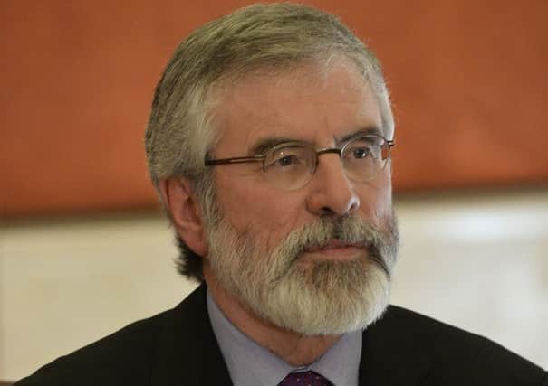Sinn Fein 
President Gerry Adams. Pic: Presseye