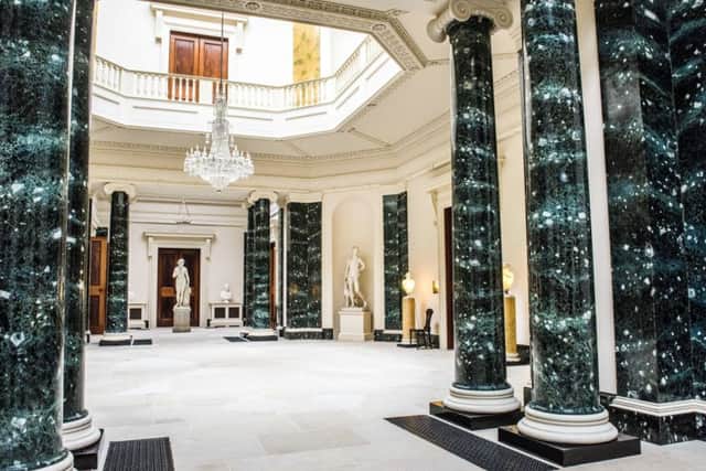 Newly completed Mount Stewart Central Hall
