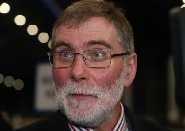PACEMAKER BELFAST 03/03/2017
DUP'S Nelson McCausland    at the Titanic Exhibition Centre in Belfast on Friday for Belfast North, South East and West constituencies Assembly Election Count.
A total of 90 seats are up for grabs across the 18 constituencies, with five MLAs to be returned in each - a reduction from six last time around.
The snap election was called after the resignation of former Deputy First Minister Martin McGuinness over a botched heating scheme debacle.
Photo Colm Lenaghan/Pacemaker Press
