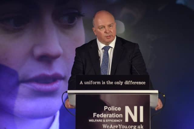 Mark Lindsay Chairman of the Northern Ireland Police federation. Photo by Simon Graham/Harrison Photography