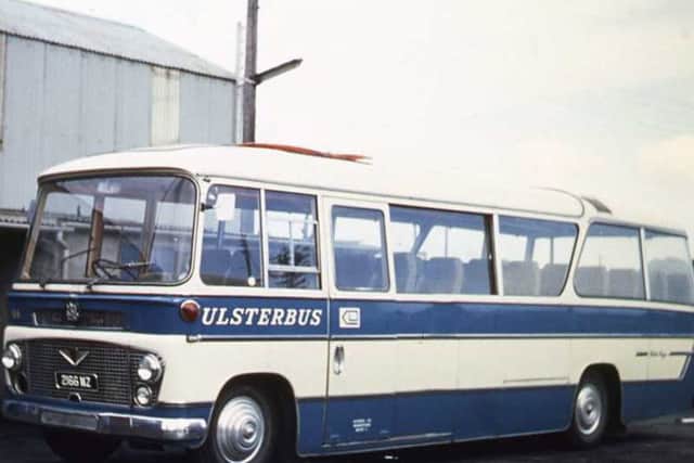 A vintage Ulsterbus which arrived at a time when the road network was receiving a lot of investment