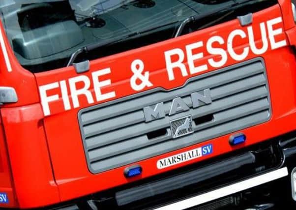 Fire crews from six towns attended the blaze which was under control within an hour