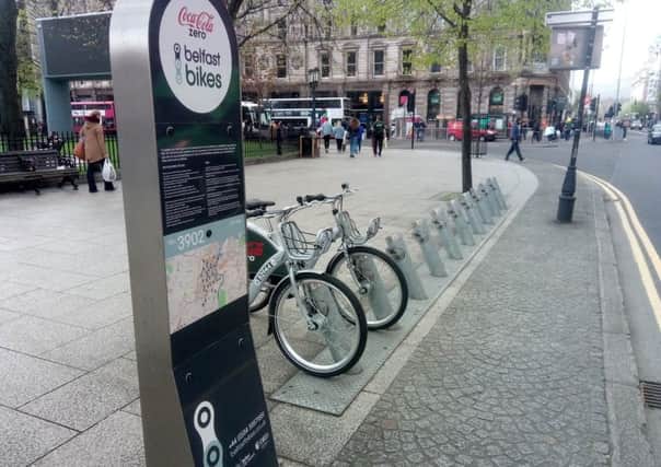 Belfast City Council said vandalism has been concentrated at the bike docks in the city centre area
