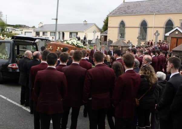 Tragic schoolboy Conall O'Hare was laid to rest on Saturday
