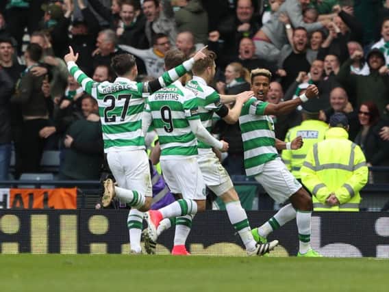 Celtic's Scott Sinclair scored from the penalty spot