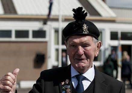 Korean War Veteran Simon Frank Gorman, known to his friends as Fran, was a LCpl in the Royal Ulster Rifles. Fran travelled over from London, where he now lives, to attend this final muster.Photographer: Mr Robbie Hodgson