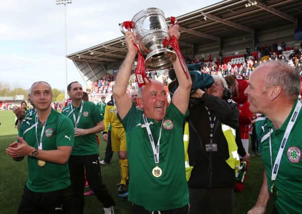 Tommy Breslin is back as Cliftonville manager, having led the club to a string of silverware during his previous spell as manager. Pic by PressEye Ltd.