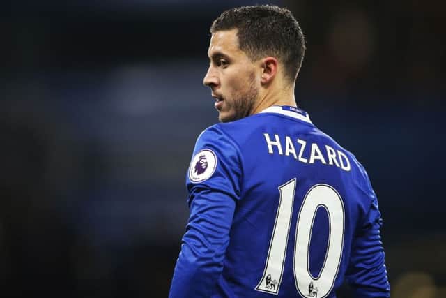 Chelsea playmaker Eden Hazard says he is only focused on finishing the season on a high and is not thinking about his long-term future.  Pic Scott Heavey/PA Wire