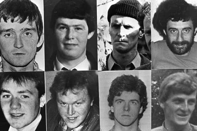 The eight IRA men shot dead by the SAS at Loughgall