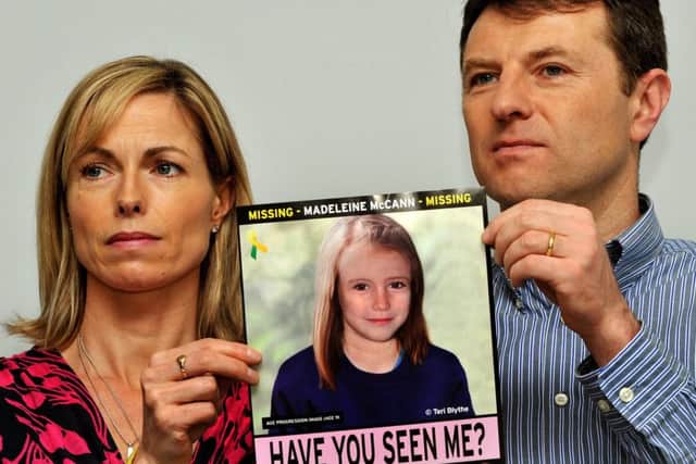 File photo dated 02/05/12 of Gerry and Kate McCann whose daughter Madeleine disappeared from a holiday flat in Portugal ten years ago
