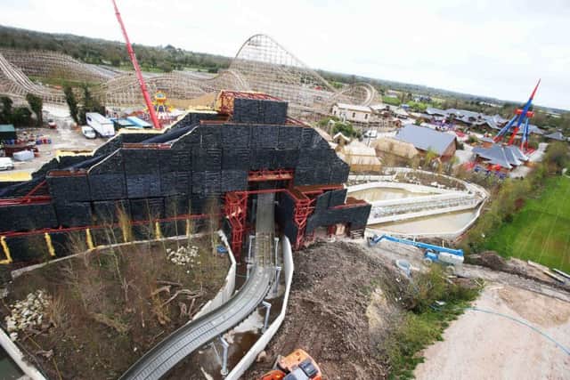 Construction is well under way for a major new Viking-themed flume ride that will open in Tayto Park this June