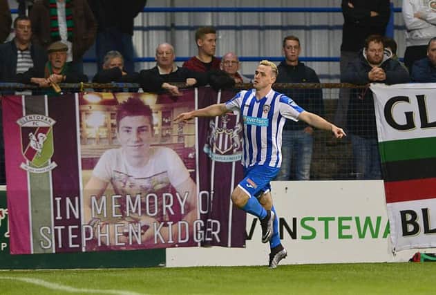 Darren McCauley has signed a new two-year contract with Coleraine. Picture By: Arthur Allison/Pacemaker Press