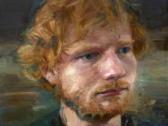 National Portrait Gallery undated handout photo of the portrait of Ed Sheeran, painted by Belfast-based artist Colin Davidson, that has been acquired by the museum.