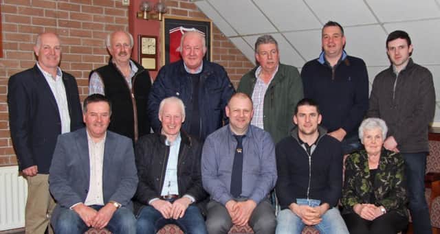 Office bearers and committee members of the NI Simmental Cattle Breeders' Club pictured at its AGM in Dungannon. Picture: Julie Hazelton