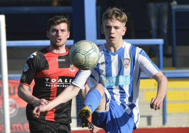 Coleraine's Ciaron Harkin is gearing up for his first taste of an Irish Cup final. Pic: PressEye