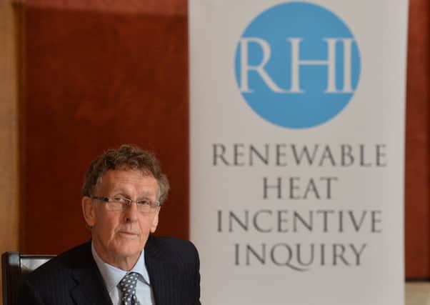 Sir Patrick Coghlin, who is chairing the RHI Inquiry, last week spoke publicly about its work for the first time. Photo Colm Lenaghan/Pacemaker Press