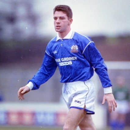 PACEMAKER BELFAST  01/05/2017
Former Glenavon footballer Tony Scappaticci. 1993 playing at Mournview Park
The former Irish League footballer Tony Scappaticci was found dead at his home in Northern Ireland this morning, it's emerged.