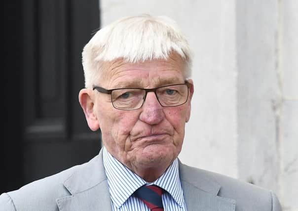 Former Soldier Dennis Hutchings appears at Armagh Court in March.
Pic Clm Lenaghan/Pacemaker