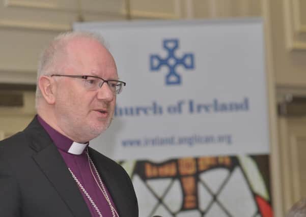 Archbishop Richard Clarke pictured at the 2015 Church of Ireland Synod in Armagh. Photo: LiamMcArdle.com