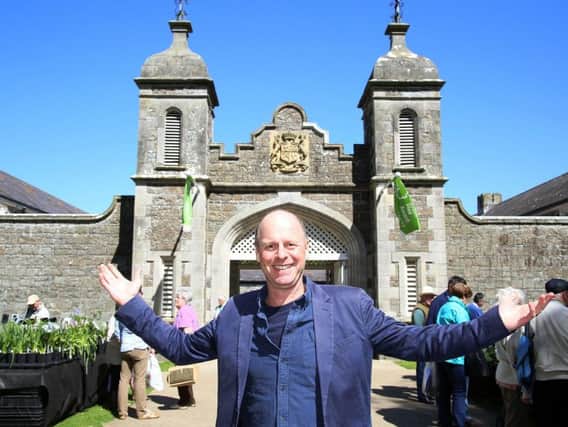 The BBC's Joe Swift at Antrim Castle Gardens