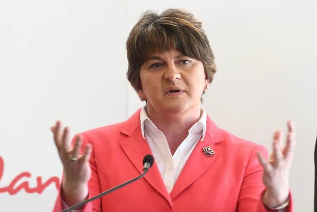 Arlene Foster discussed the issue with staff at the Electoral Office