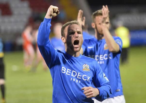 Andy Kilmartin - pictured in Glenavon colours last season - has signed for Portadown on a two-year deal. Pic by Pacemaker.