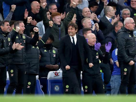 Antonio Conte's Chelsea need one victory from their final three fixtures to secure the Premier League title